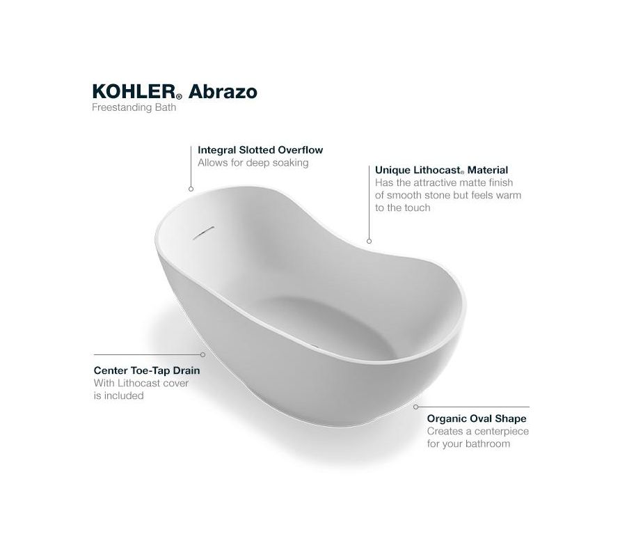 K1800HW1 in Honed White by Kohler