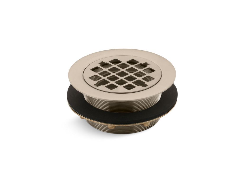 Kohler K9132BV Brushed Bronze 43/8" Round Shower Drain