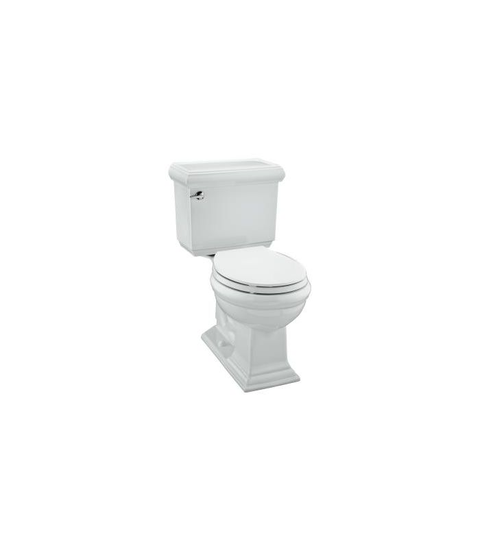 Kohler K39860 White Memoirs Classic 1.28 GPF TwoPiece Round Comfort