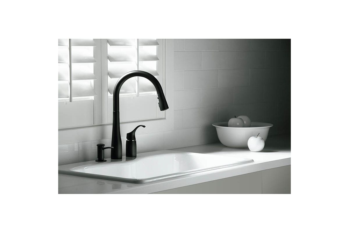 K649BL in Matte Black by Kohler