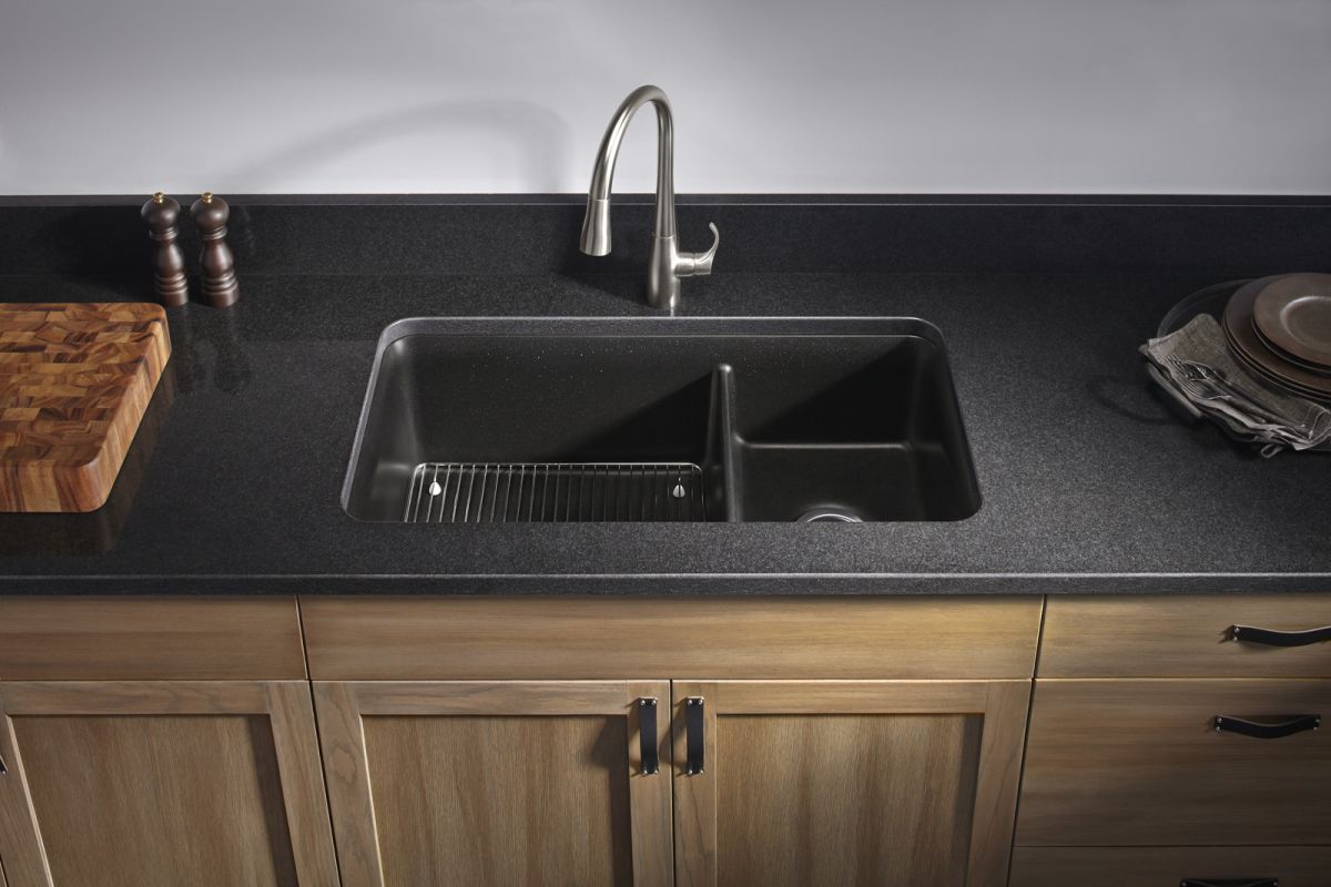 Faucet Com K 596 Bl In Matte Black By Kohler