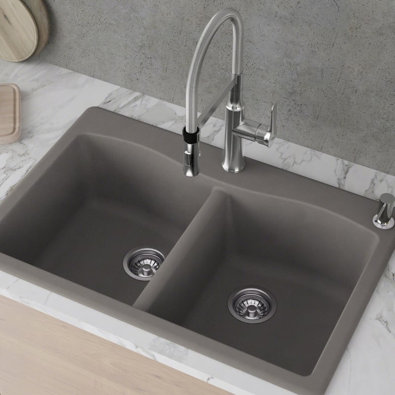 Faucet Com Kgd 52grey In Grey By Kraus