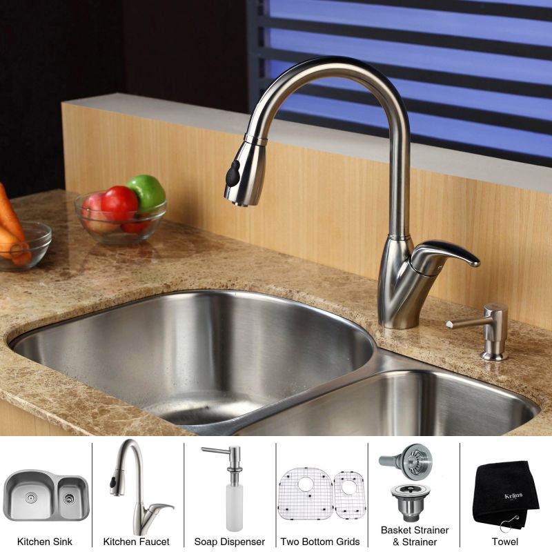 KBU23KPF2120SD20 in Stainless Steel by Kraus