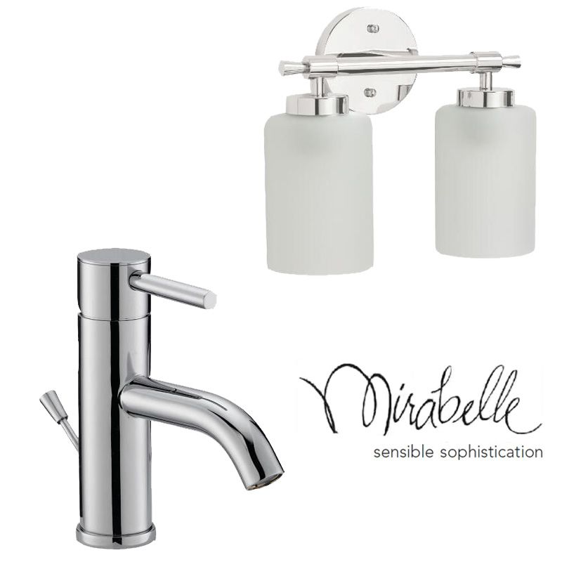 MIRWSED100P/MLED2LGTBN in Brushed Nickel by Mirabelle
