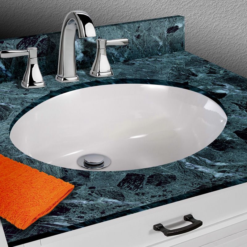 Miseno Mno1714ou White 17 3 8 Quot Undermount Bathroom Sink