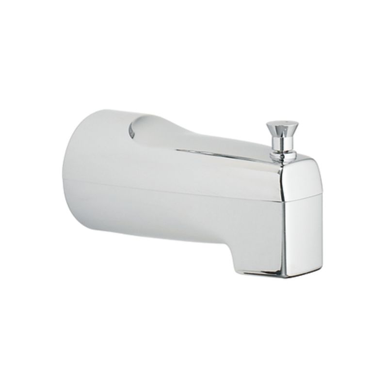 Moen 3931 Chrome 5 3/16" Tub Spout with 1/2" Slip Fit Connection (With Diverter)