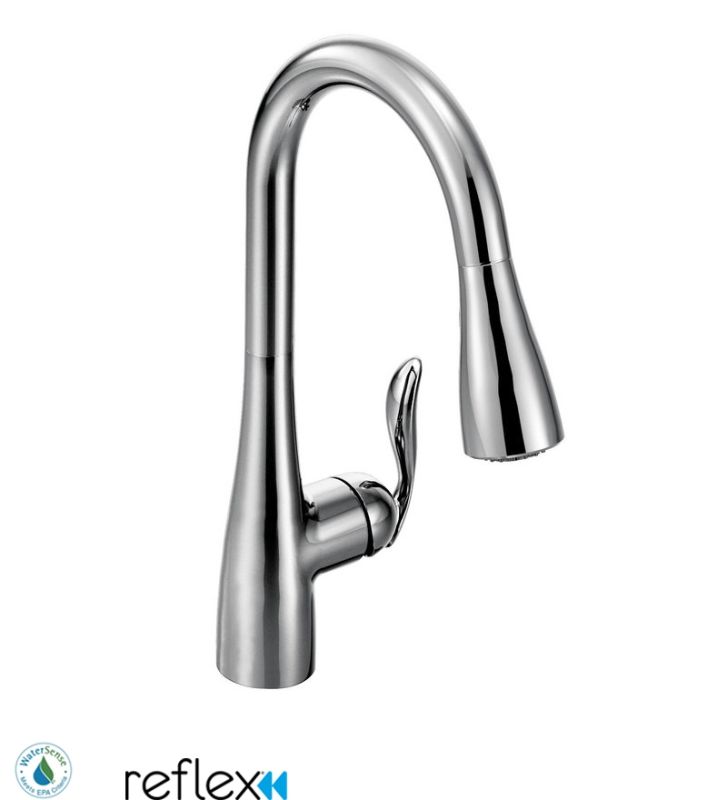 Moen 7594C Chrome Single Handle Pulldown Spray Kitchen ...