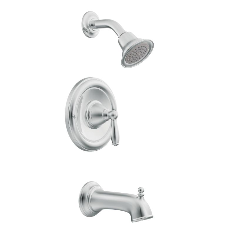 Moen T2153 Chrome Posi-Temp Pressure Balanced Tub and ...