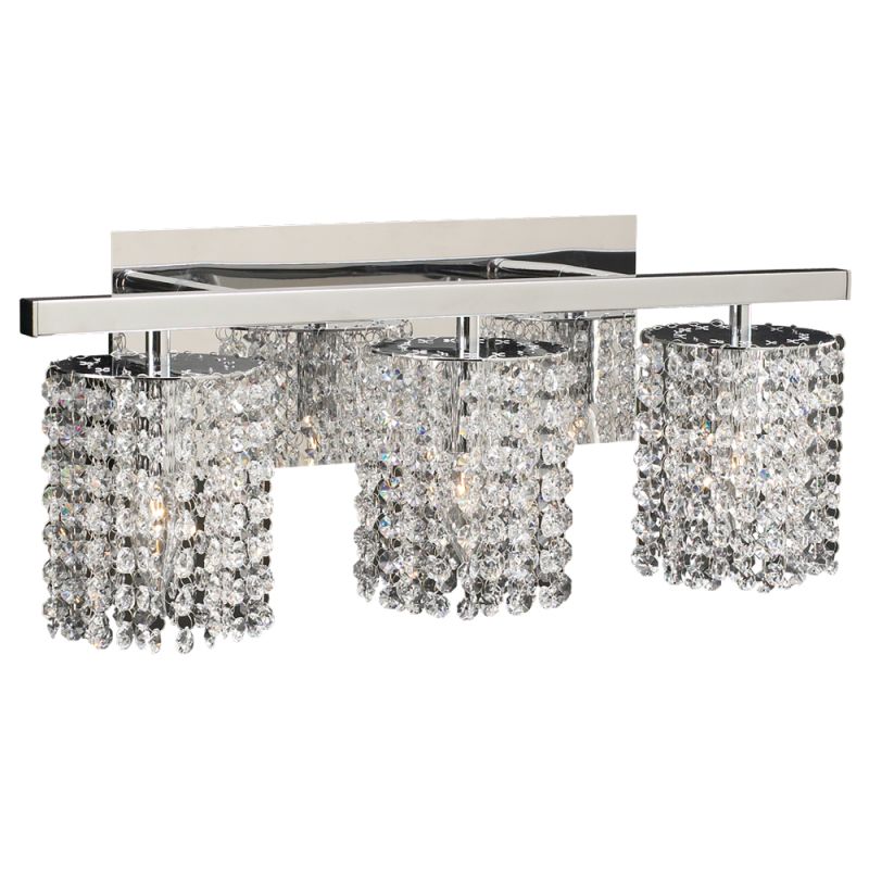 PLC Lighting 72194 PC Polished Chrome Three Light Crystal Bathroom Vanity Light Fixture from the PLC Lighting 72194 PC Polished Chrome Three Light Crystal Bathroom Vanity Light Fixture from the