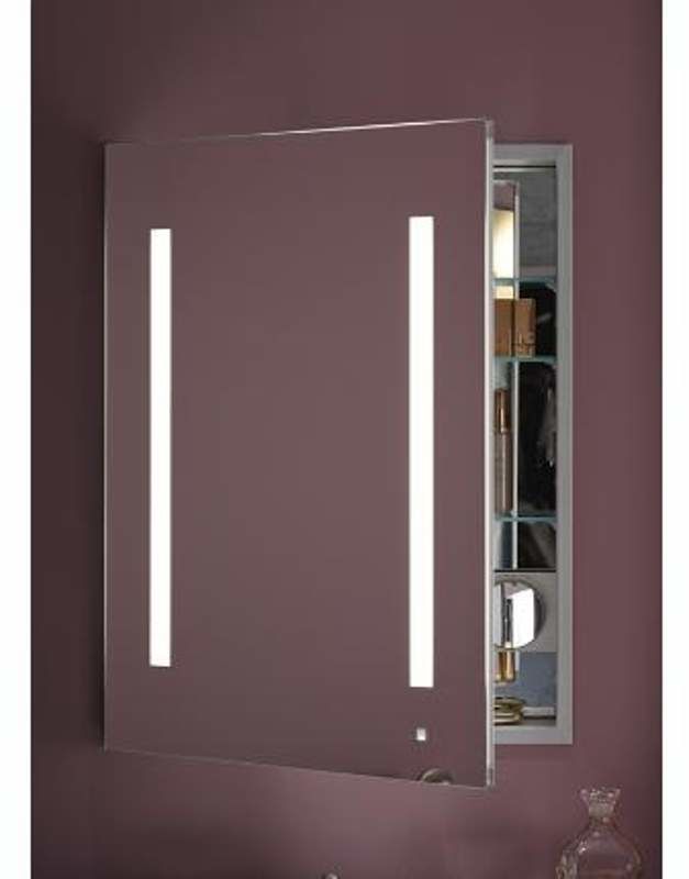 Robern AC2430D4P1LA Mirrored AiO 24" x 30" x 4" Single Door Medicine with Left Hinge