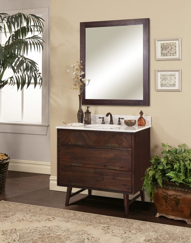 Faucet Com Pk3621d In Dark Chocolate By Sagehill Designs Sagehill Designs Pk3621d Vanity Bathroom View