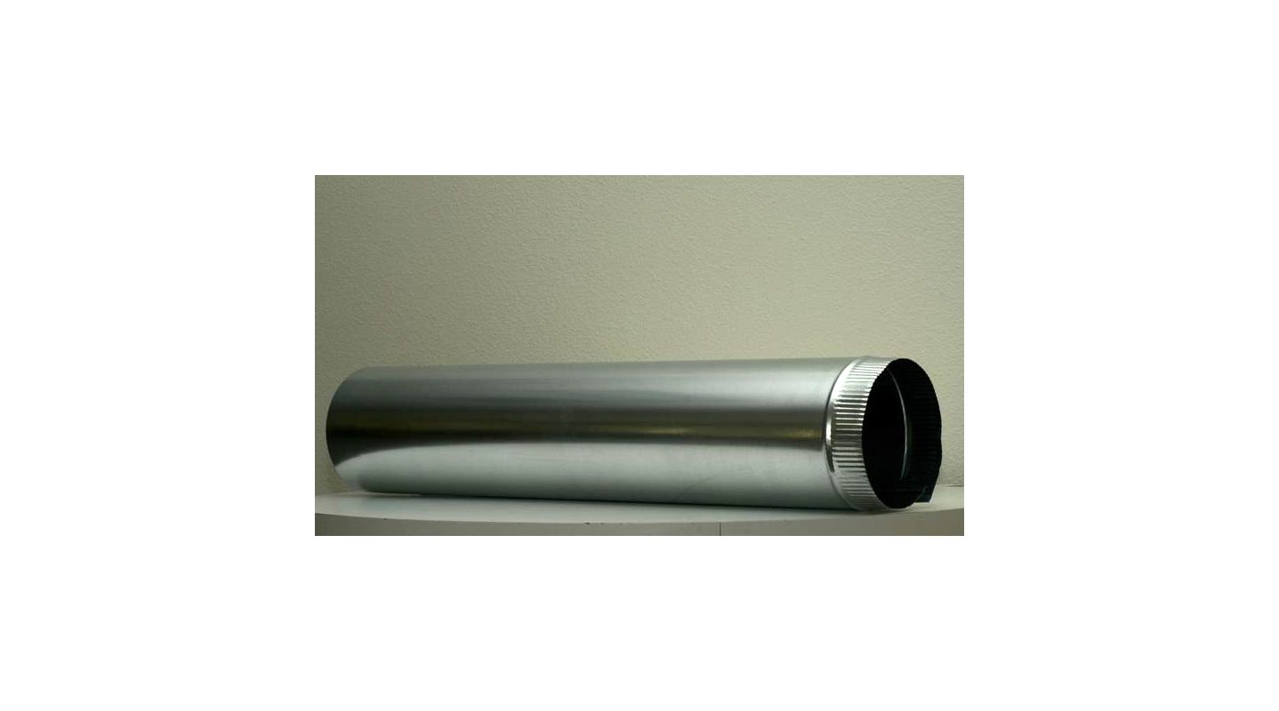 VentAHood VP502 Galvanized Steel 8" Diameter Modern Themed Stainless