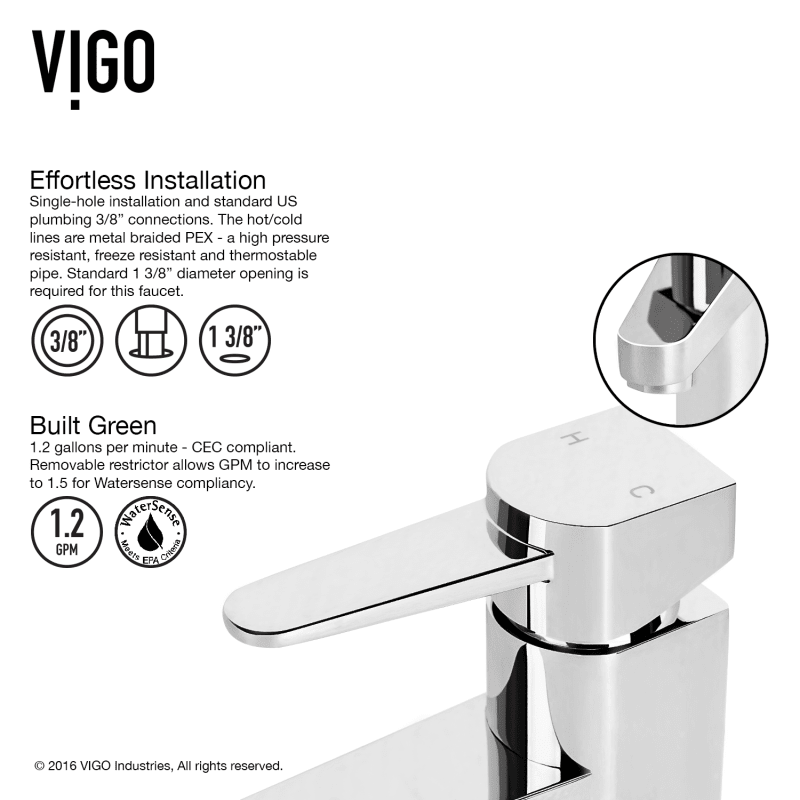 VG01030BN in Brushed Nickel by Vigo