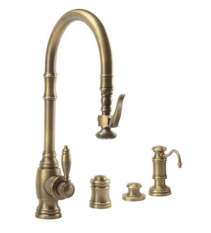 Faucet.com | 5600-4-TB in Tuscan Brass by Waterstone