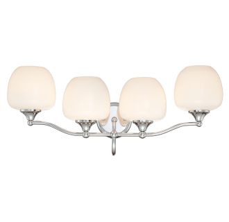 Eurofase Lighting 20384-036 Chrome 4 Light Up or Down Mount Bathroom Wall Sconce from the Paloma ...