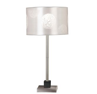 Kenroy Home 20962BS Brushed Steel Cordova 1 Light Table ...