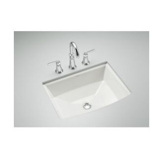 Kohler K 2355 47 Almond Archer 17 5 8 Quot Undermount Bathroom Sink With Overflow Faucetdirect Com Kohler Archer Undermount Sink Template