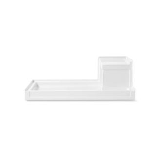Kohler K-1979-0 White Tresham 60" x 36" Single Threshold ...
