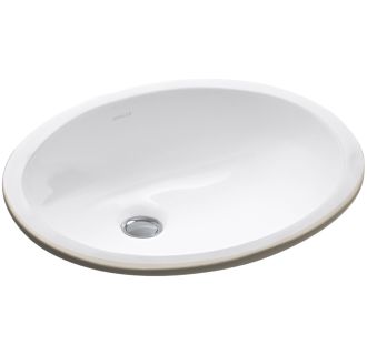 Kohler K 2209 0 White Caxton 15 Quot Undermount Bathroom Sink