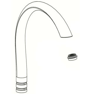 Moen 100009W Glacier Replacement Spout Kit for Kitchen ...