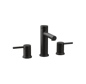 Faucet Com T6193bl In Matte Black By Moen