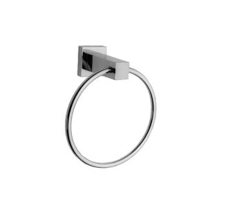 Newport Brass 19-09/26 Polished Chrome Cube 2 Solid Brass Towel Ring ...