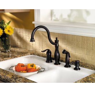 Pfister F-026-4TWS Stainless Steel Cadenza Kitchen Faucet with