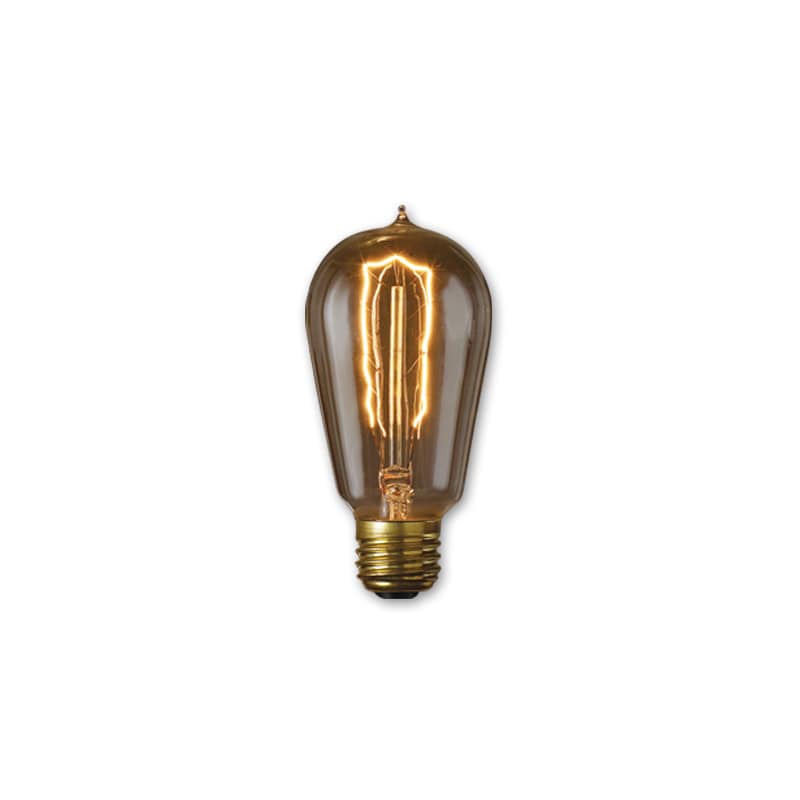Bulbrite Industries Nostalgic Edison 40W 120-Volt Incandescent Light Bulb I (Set of 4)