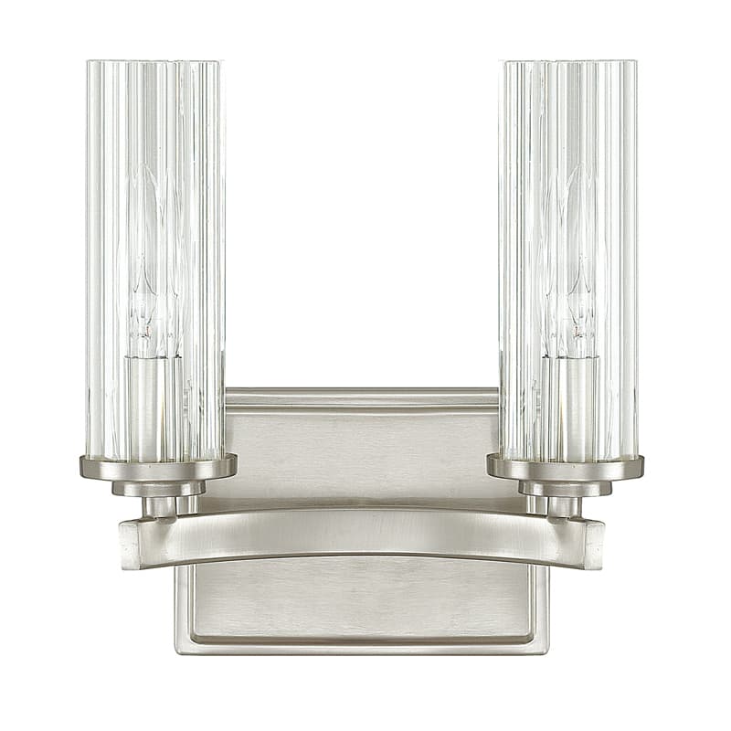 Donny Osmond Home 8042BN-150 Brushed Nickel Vanity Light Product Features: Part of the Emery