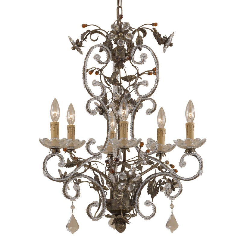 Celeste Tapered Glass Drop Crystal Chandelier Celeste Tapered Glass Drop Crystal Chandelier