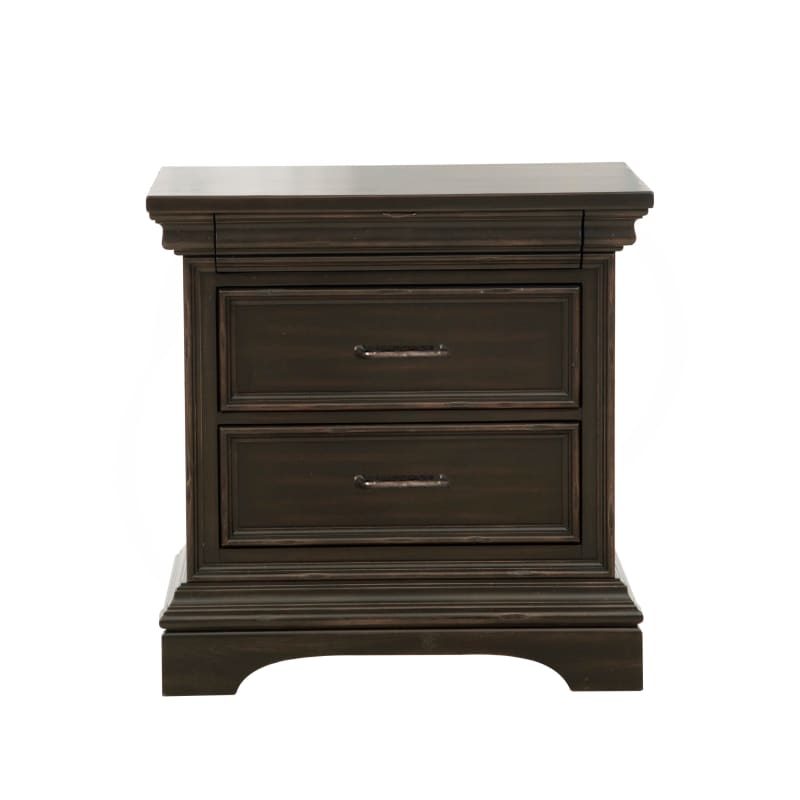 Condition photo showing Good Condition for Delacora HM-P012140 Caldwell 30" Wide Acacia Nightstand with 3 Drawers