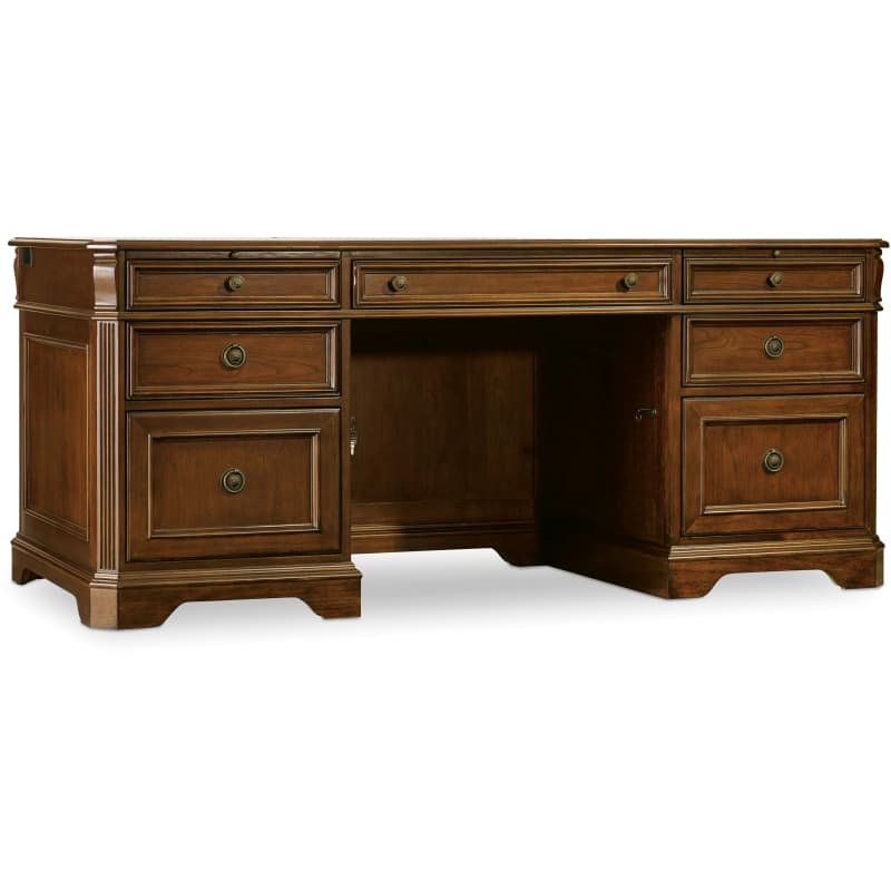 Hooker Furniture 281-10-583 72 Inch Wide Poplar Wood Executive Desk from the Bro