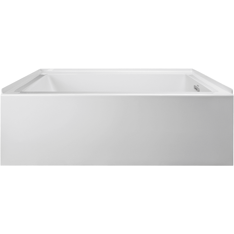 Jacuzzi LNS6632 BRX XXX Linea 66" Three Wall Alcove Acrylic Soaking Tub with Rig