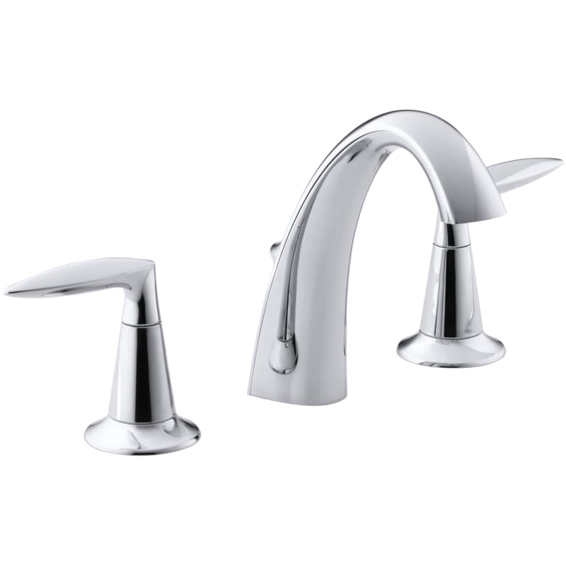 KOHLER K-45102-4-CP Alteo Widespread Lavatory Faucet, Polished Chrome