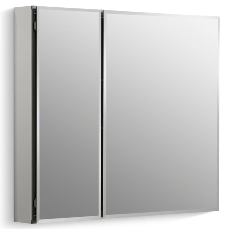 Double Door 30 Inch x 26 Inch x 5 Inch Aluminum Cabinet