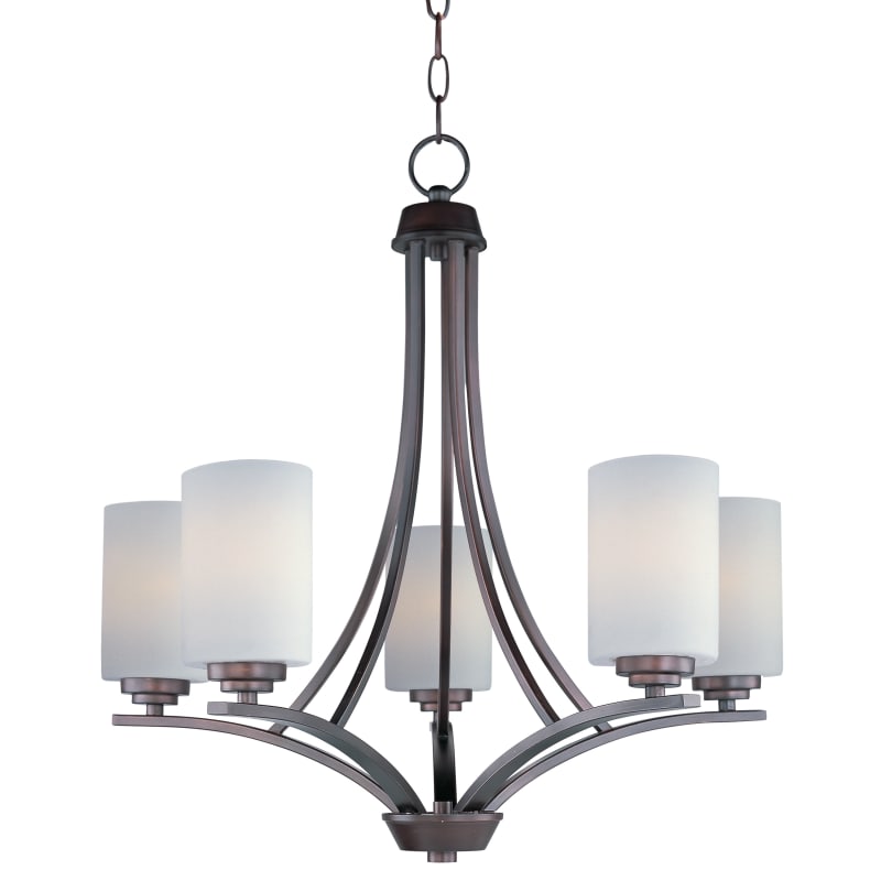 Maxim 12755WTPN Rondo Crystal Glass Ball with Fabric Shade Chandelier, 5 Light 300 Watts, 21 Maxim 12755WTPN Rondo Crystal Glass Ball with Fabric Shade Chandelier, 5 Light 300 Watts, 21