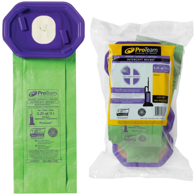 ProTeam Vacuum Filters Green 10/Pack (107314) 107377