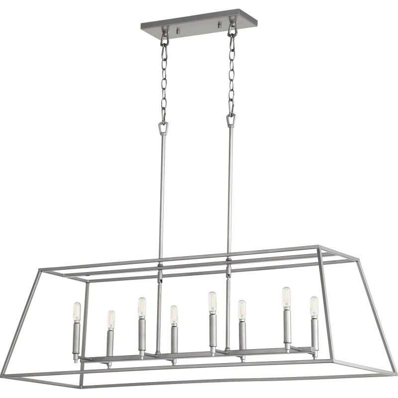Collins Polished Nickel 8 Light Chandelier Collins Polished Nickel 8 Light Chandelier