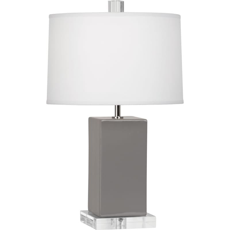 Abbey Harvey AL Harvey 19 Column Table Silver Concave Table Lamp | Table Lamps