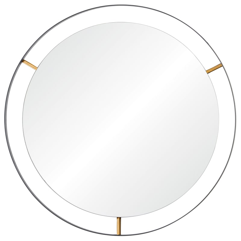 610000-Varaluz Lighting-Framed - 20 Inch Round Wall Mirror