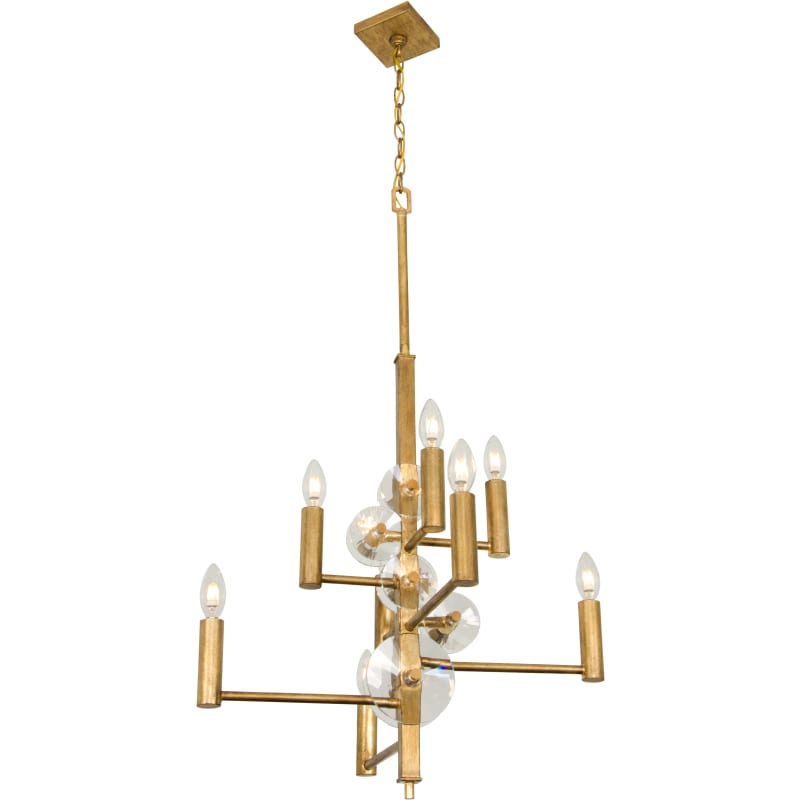 Innovations Lighting 207 BB G202 8 LED Large Beacon LED 22 inch Brushed Brass Chandelier Ceiling Light, Franklin Restoration Innovations Lighting 207 BB G202 8 LED Large Beacon LED 22 inch Brushed Brass Chandelier Ceiling Light, Franklin Restoration