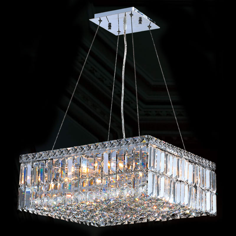Gallery Palladium Crystal Glass 17 light 5 tier Contemporary Chandelier Gallery Palladium Crystal Glass 17 light 5 tier Contemporary Chandelier