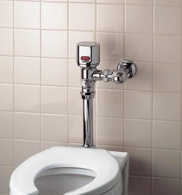 How does a toilet flushometer work, How Do Automatic Flushometers Work?