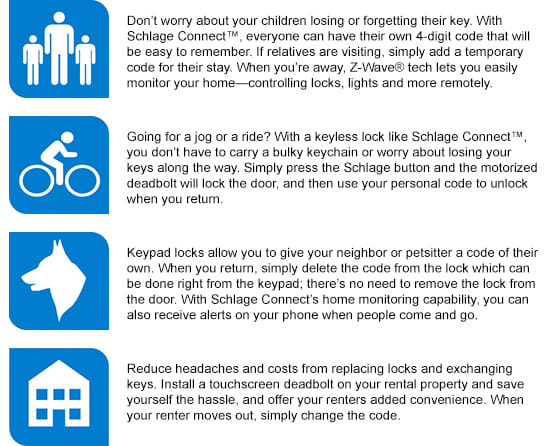 Schlage Connect Features