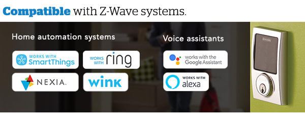 Schlage Connect Compatible with Z-Wave Systems