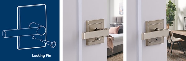 Schlage Schlage Alexandria w/Alden Satin Brass Collection