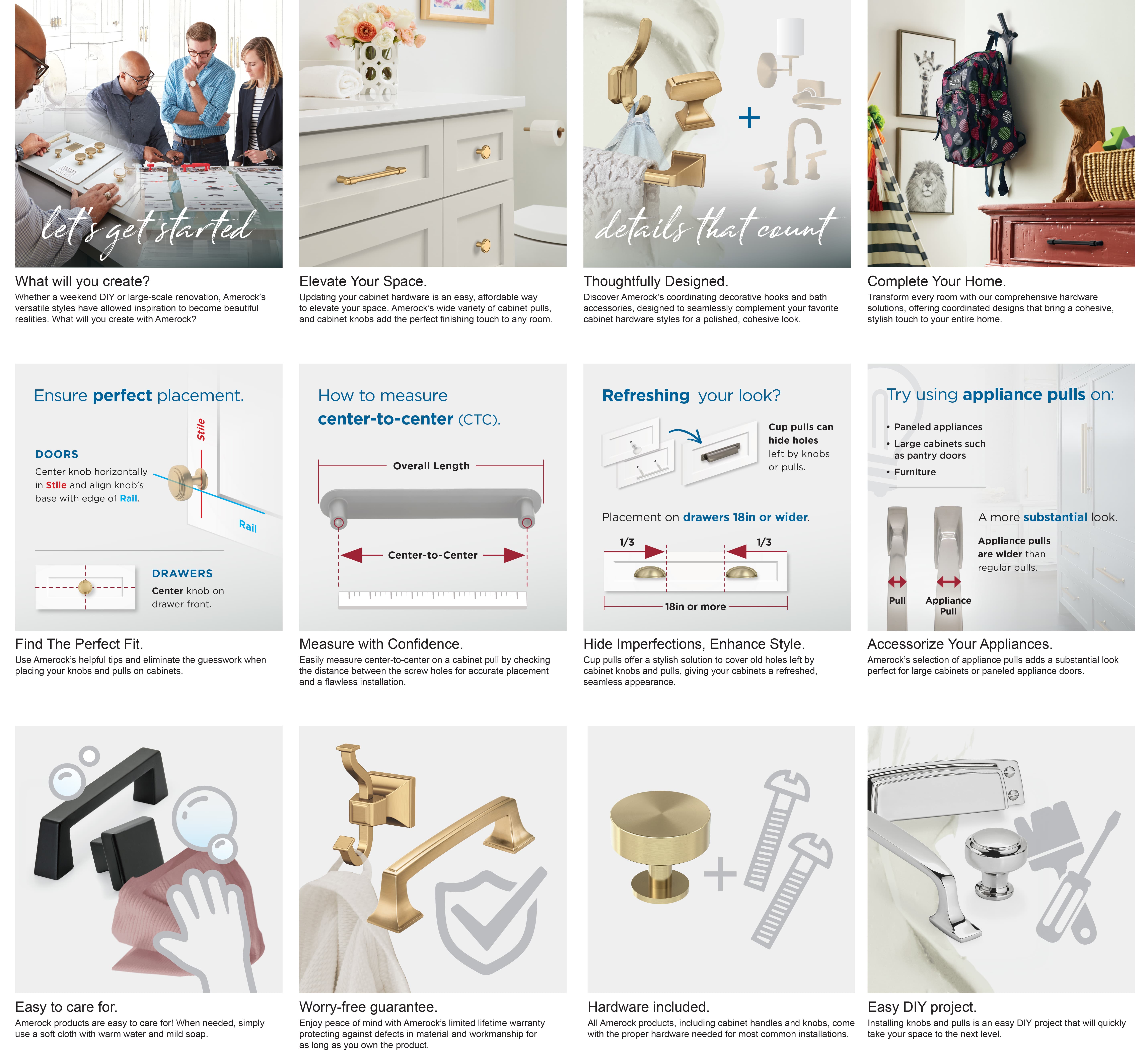 Elevate Your Space with Amerock Cabinet Hardware
