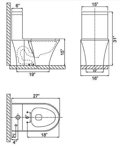 Dimensional specs