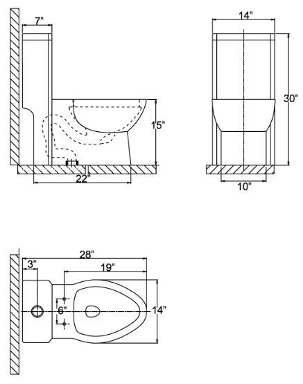 Dimensional specs