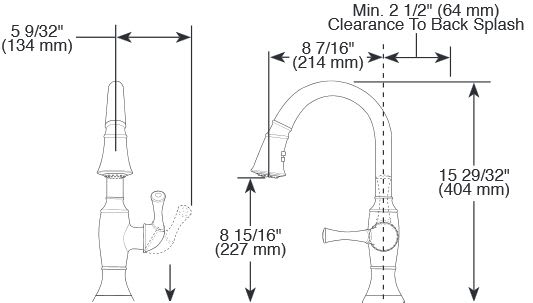 Brizo 64003lf Rb Venetian Bronze Talo Pull Down Kitchen Faucet